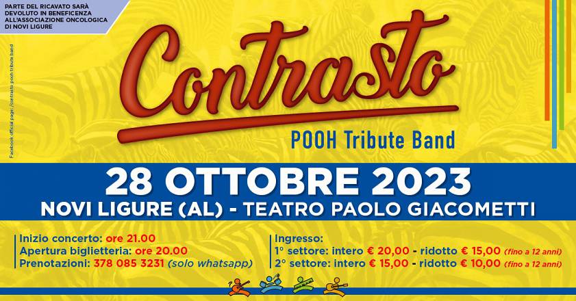 Contrasto - tributo ai pooh...in concerto